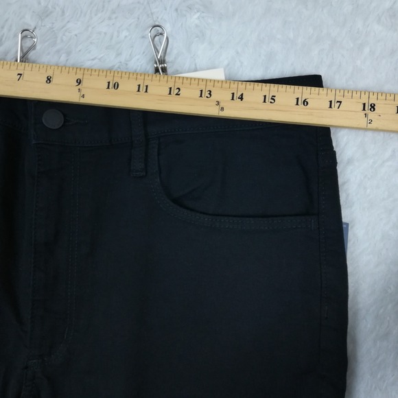 Universal Thread Womens Jeans High Rise Skinny No Fade Black Denim Short 16S New - Picture 4 of 11